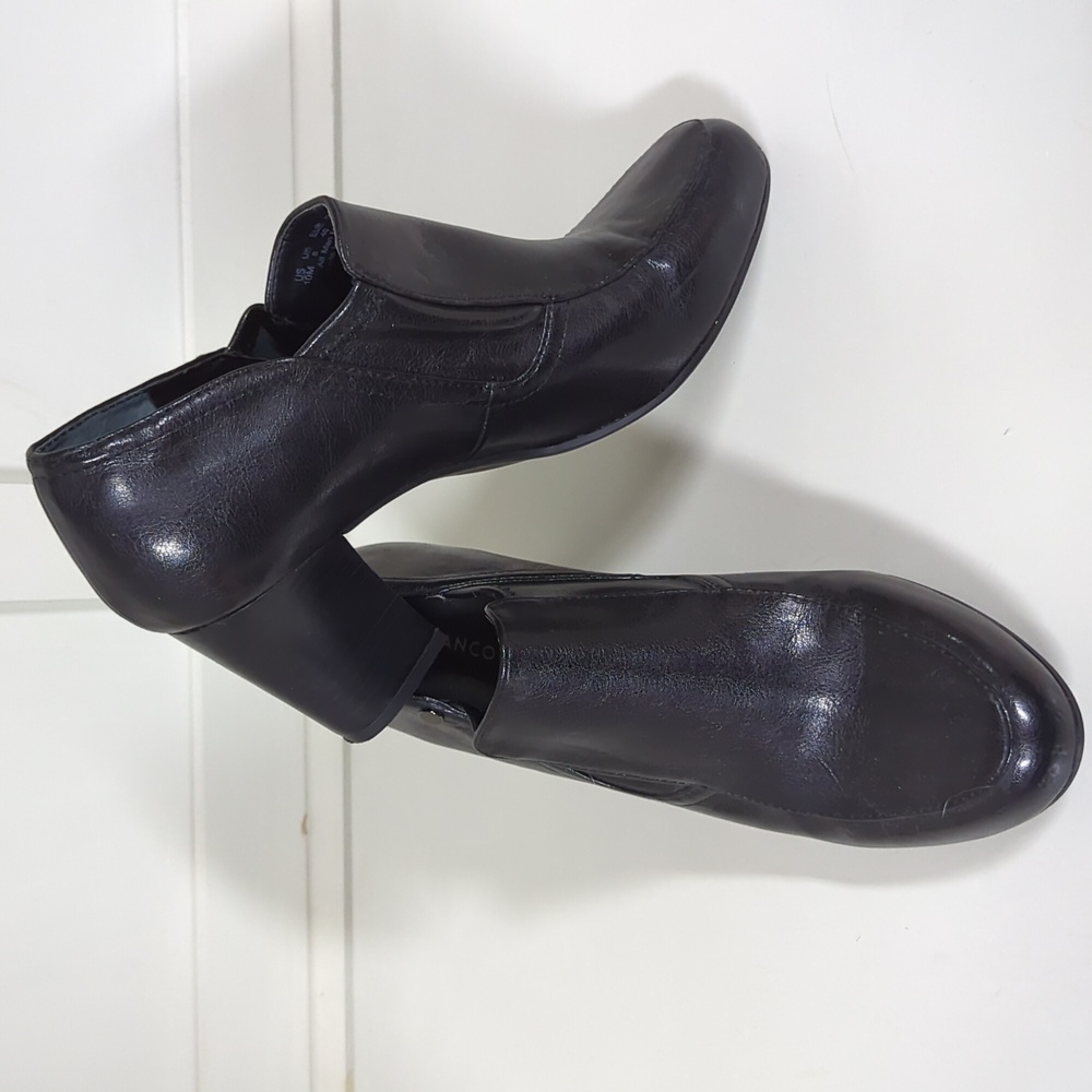 Franco Sarto Black Boots Slip On size 10